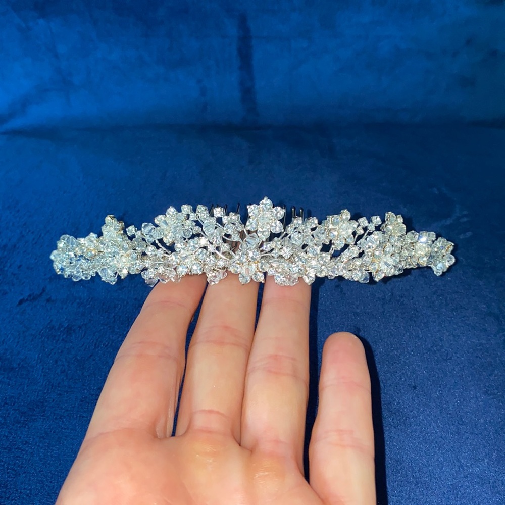 Swarovski Crystal Tiara Elegant Bridal Tiara